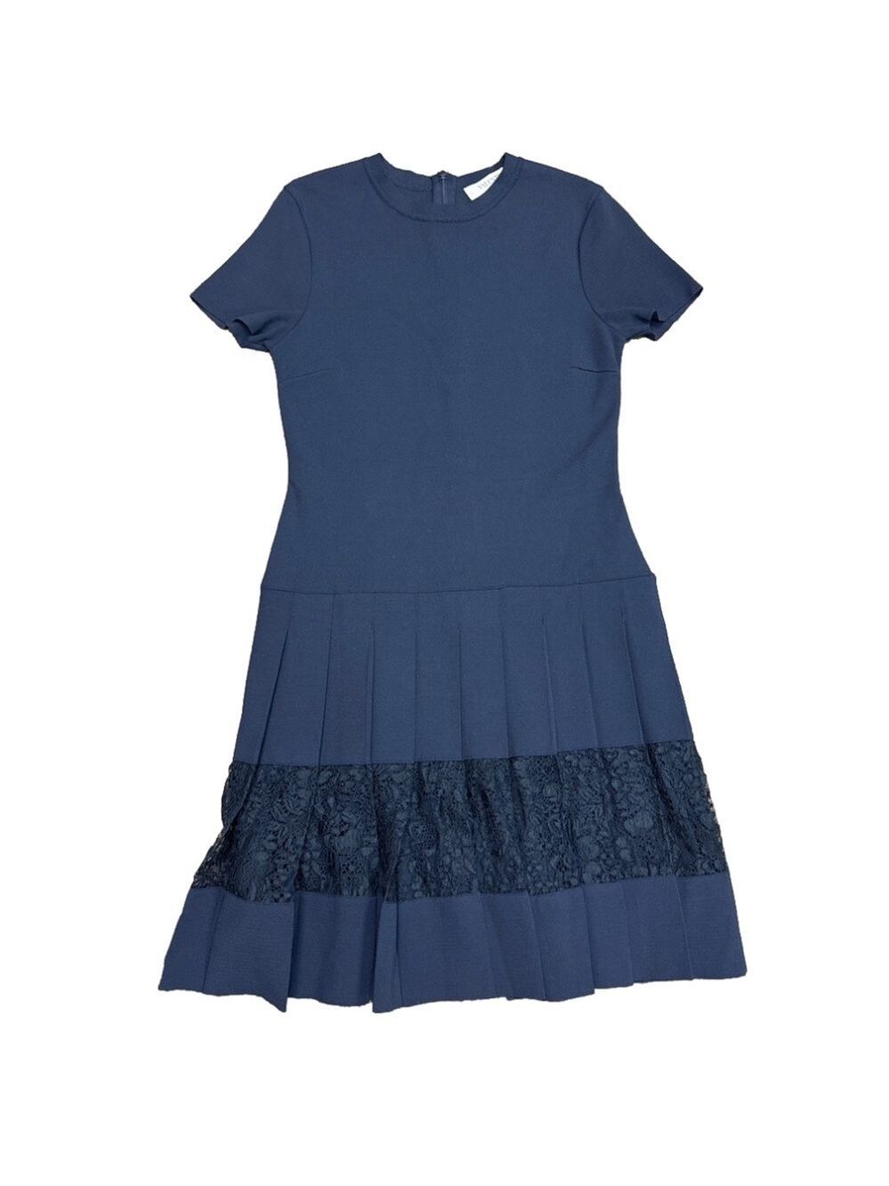 Valentino Navy Blue Knit Dress - Picture 2 of 5